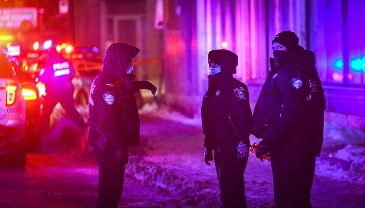 Police investigate after an officer was injured during a traffic stop. Thursday, Jan. 28, 2021.