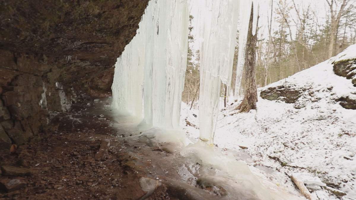 The Midland Ice Caves have been a draw for hikers for as long as Mitham can remember.
