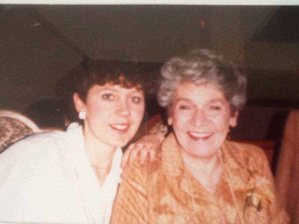 Jean Gendron and her mother.