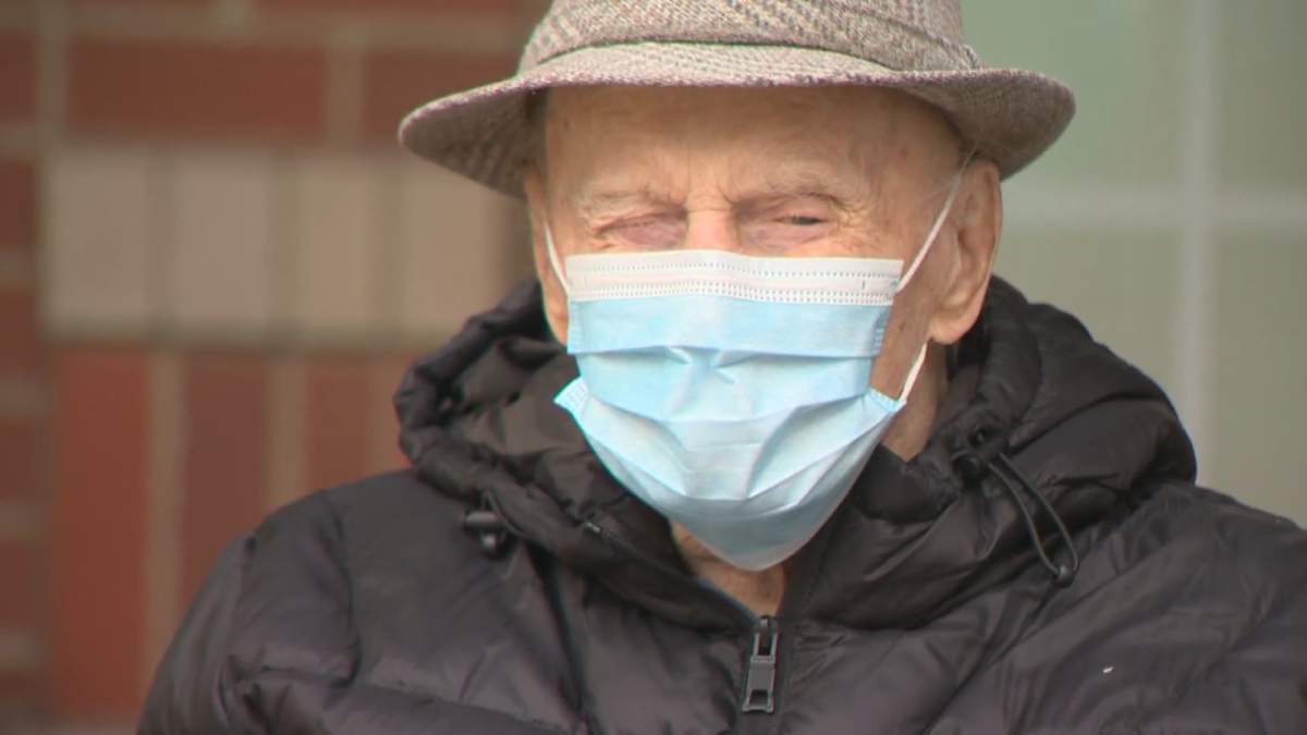 Calgary veteran Clarence Hollingworth turned 106 years old on Wednesday, March 3, 2021.