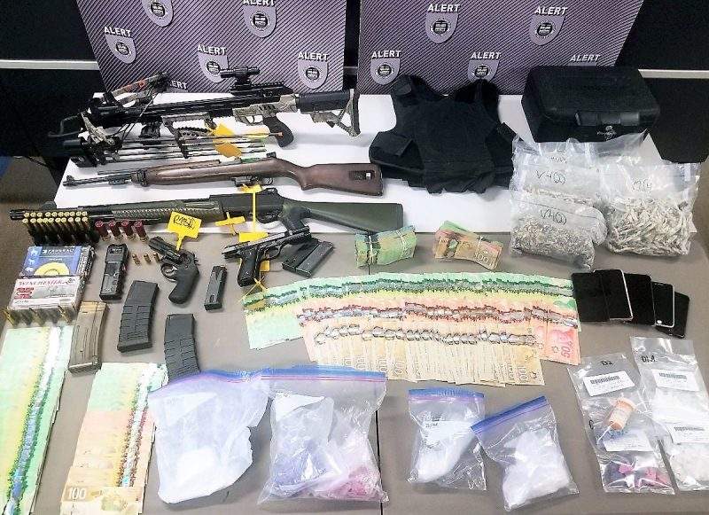 More than $160,000 in drugs and cash were seized after an ALERT investigation in southern Alberta.