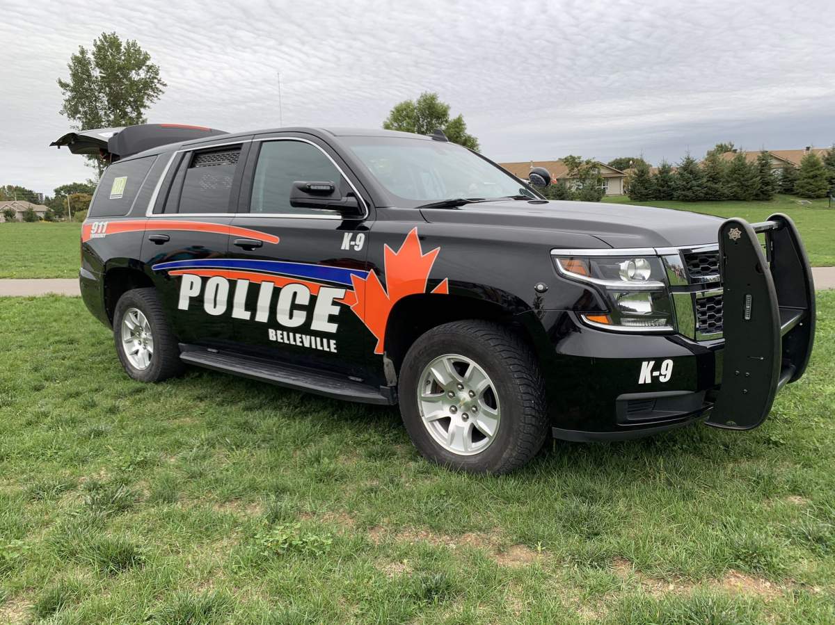 Belleville police say two nearby schools were locked down after shots were fired at a home near Hwy. 37 and Harmony Road around 2:30 p.m. Monday.
