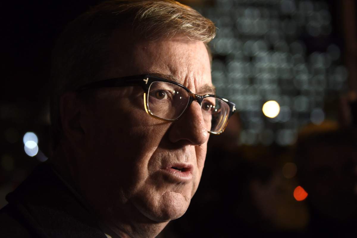 Neighbours discovered a homophobic slur painted in front of the home of Ottawa Mayor Jim Watson on Sunday morning.