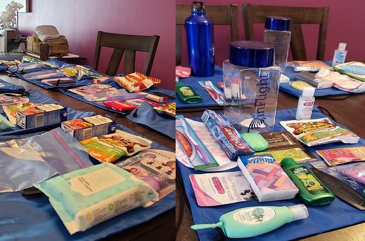 Haydens Helping Hands’ care kits.