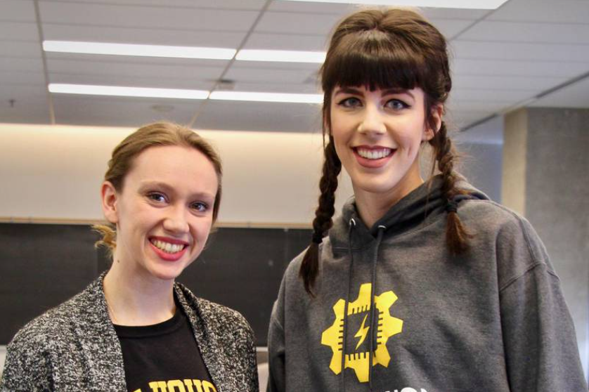 Kayleigh Landers (left) and Annika Benson (right) are seen in this submitted photograph.  
