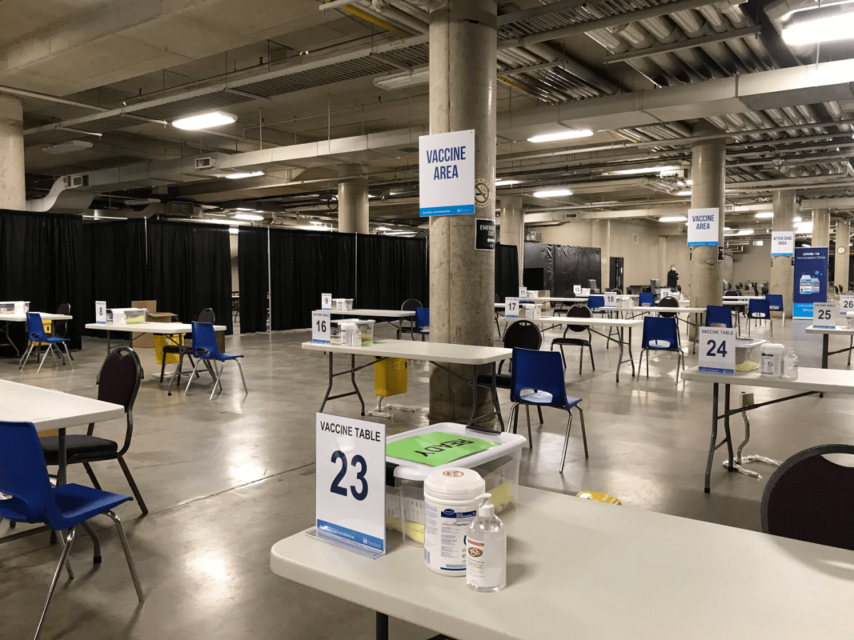 Take a look inside Hamilton’s mass COVID-19 vaccination clinic at FirstOntario Centre - image