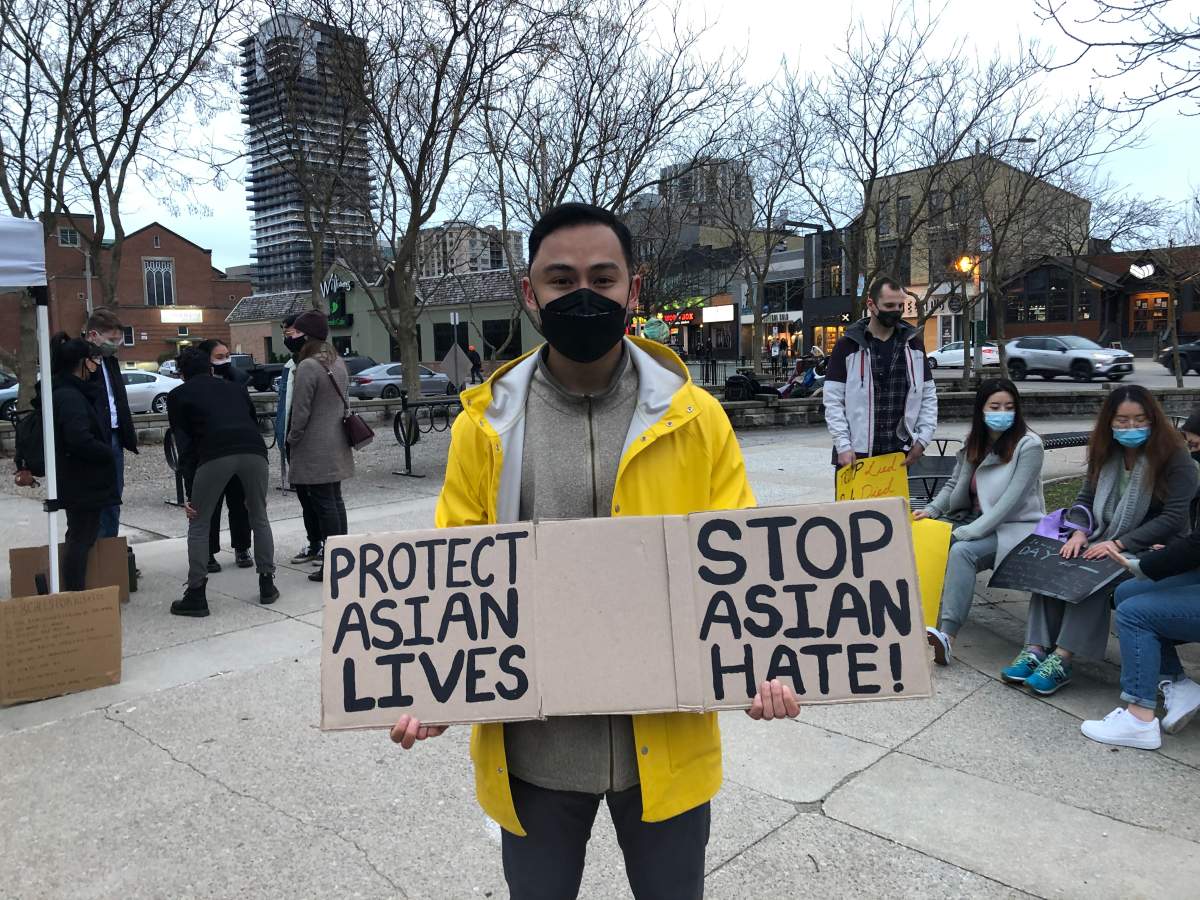 Ken Pham shared a speech during the rally and vigil that touched on misrepresentation of culture and people in media.