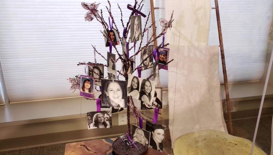 The Tree Of Hope at London Abused Women’s Centre honours women who had their lives forever changed as a result of abuse.