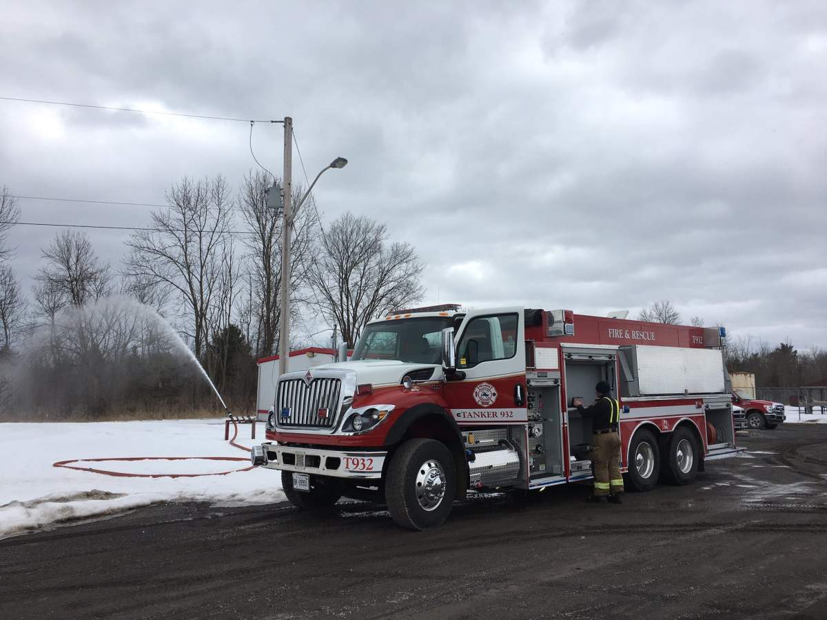 Loyalist firefighters were called to two separate blazes before noon Wednesday. 