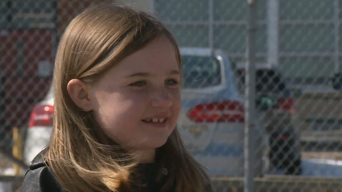 Ellie Luscombe, 9, has been in the Big Brothers, Big Sisters program for several years and having a constant person to look up to has helped her come out of her shell, making her more comfortable and confident in school.