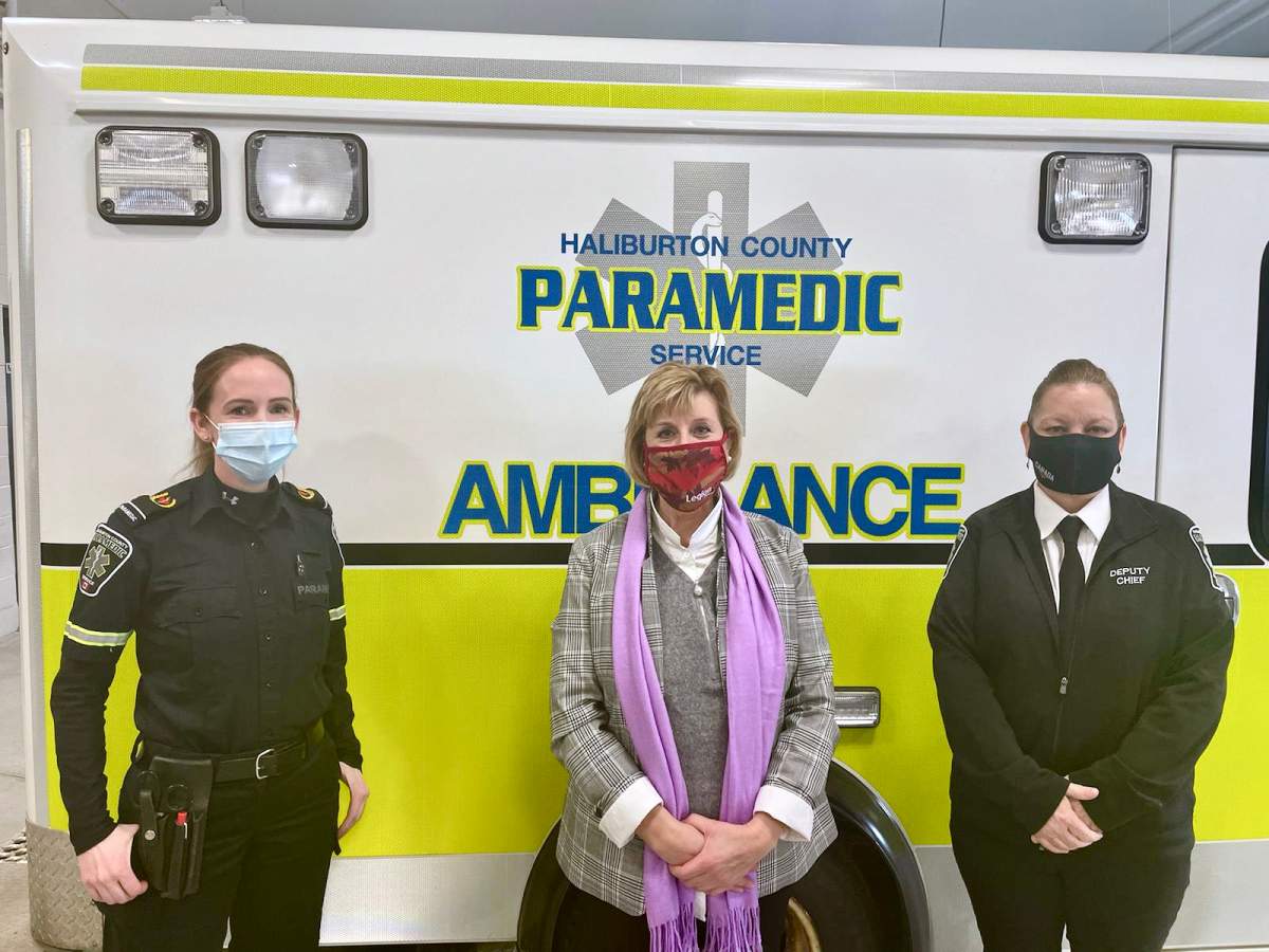 Haliburton-Kawartha Lakes-Brock MPP Laurie Scott says the Ontario government is providing $3.25M to expand community paramedicine  long-term care program in Haliburton County.