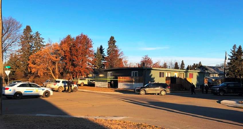 Red Deer RCMP investigating a homicide after a man was found shot to death on a residential street on Tuesday, March 16, 2021.