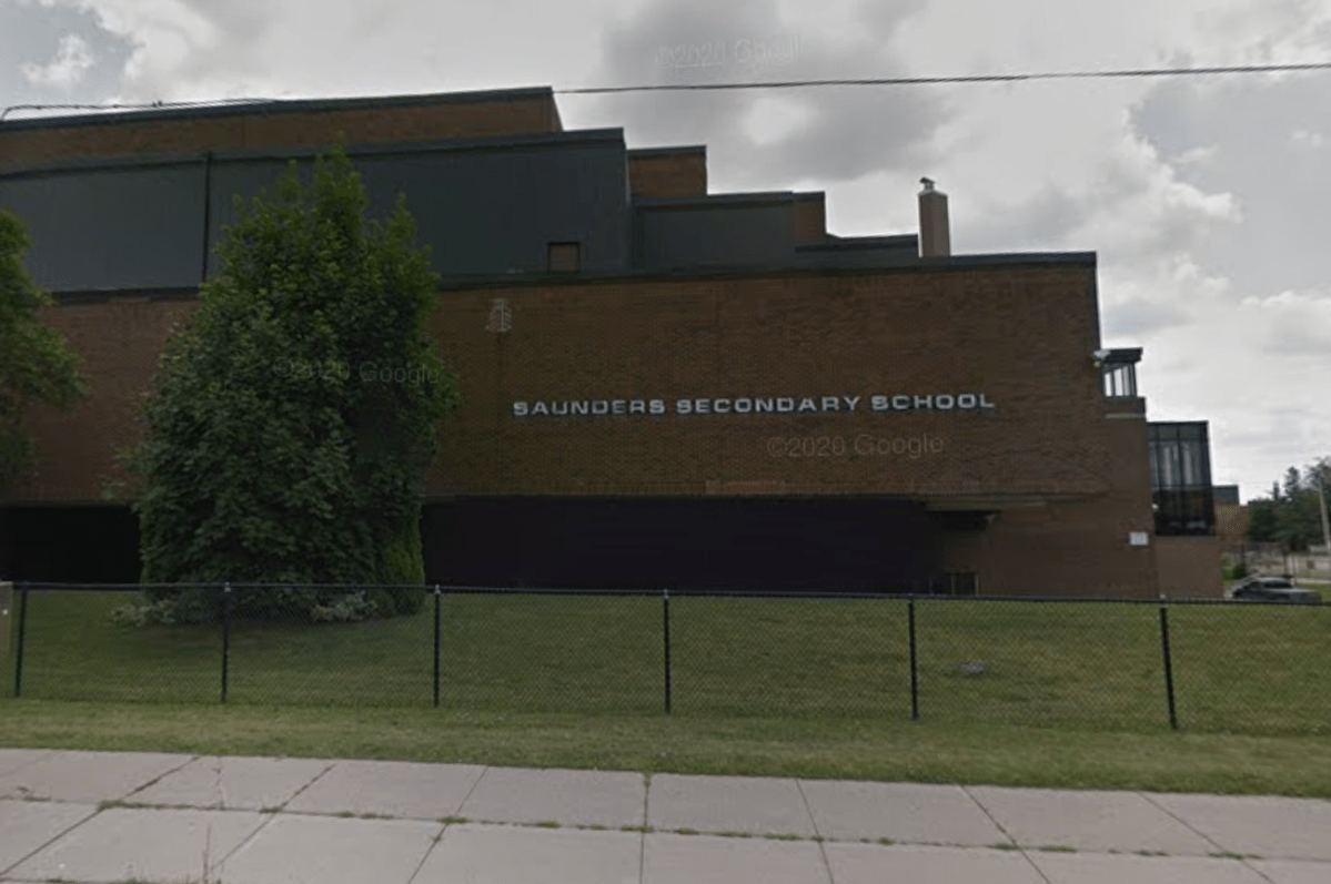 Saunders Secondary School in London, Ont.