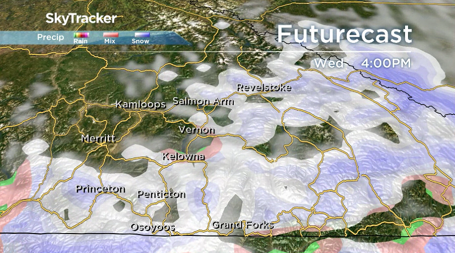 The risk of mixed precipitation returns Wednesday.