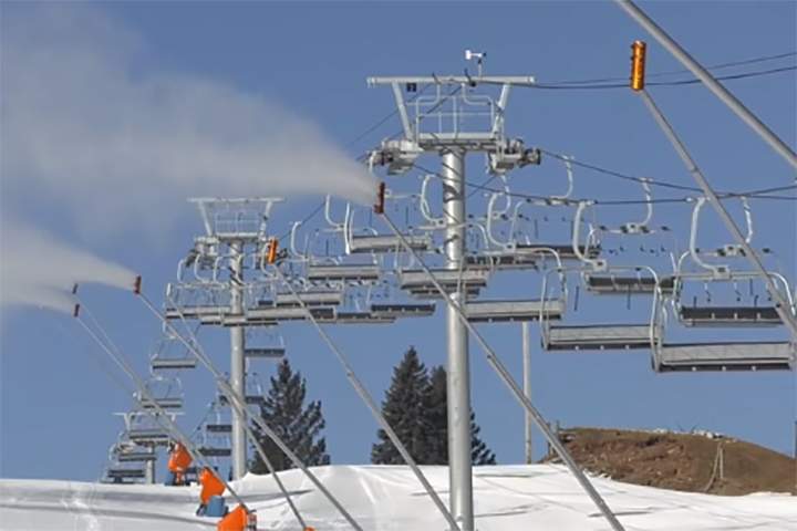 A ski lift is shown at Camelback Resort in this file photo.