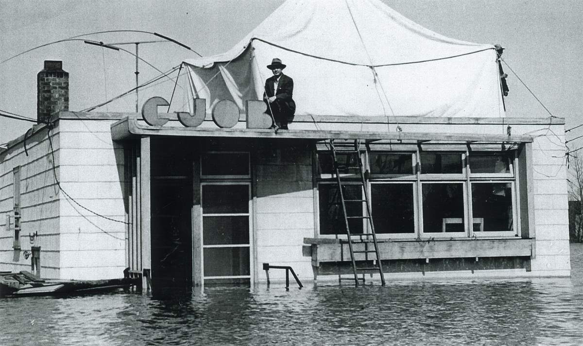 CJOB, which celebrates 75 years Thursday, has been with Manitobans through thick and thin — even during floods.