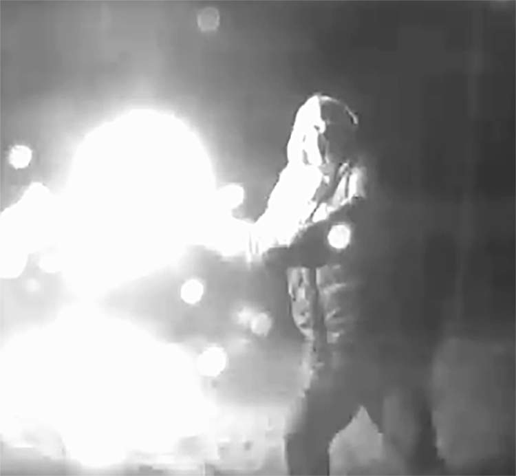London police are asking members of the public to help identify this individual in connection with an arson investigation from late February on Kiwanis Park Drive.
