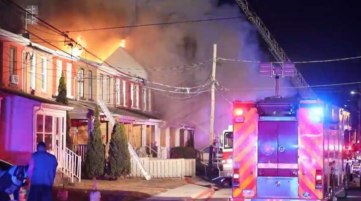 Fire breaks out at a home on Olive Avenue in Oshawa.
