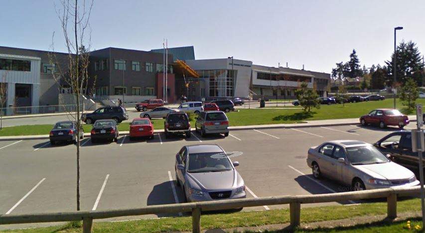 Panorama Ridge Secondary in Surrey is shown in this capture from Google Street View.