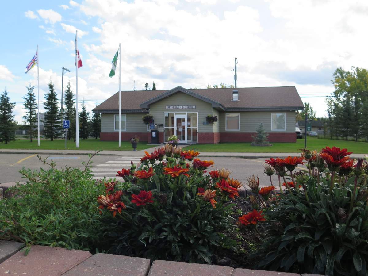 The council chambers inside the Pouce Coupe village office has been the site of heated exchanges in recent weeks
