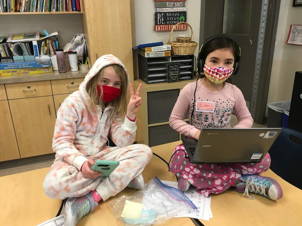 Students at Roberta MacAdams School