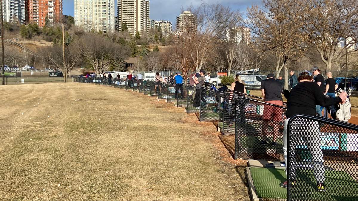 Victoria Park golf course in Edmonton River Valley on Thursday, April 1, 2021.