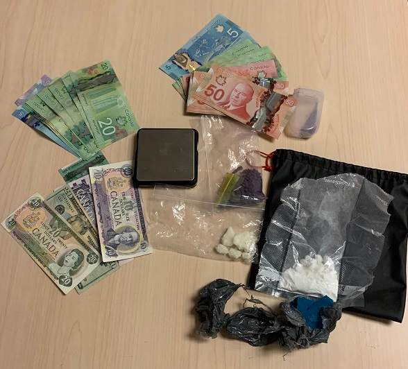 Kingston police's drug enforcement unit seized various substances, including blue and purple fentanyl, from a MacDonnell home this week. 