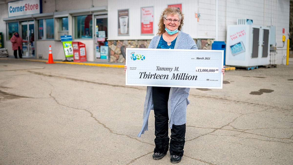 Tammy Manning of McBride matched all seven numbers for the Lotto Max draw on March 19. Along with paying off her home, Manning is considering buying property in the Caribbean.
