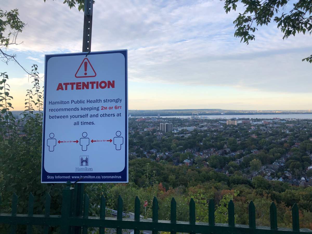 City of Hamilton bylaw officers will be 'proactively' enforcing the escarpment stairs' closure and issuing fines to those who use the stairs for non-essential travel.