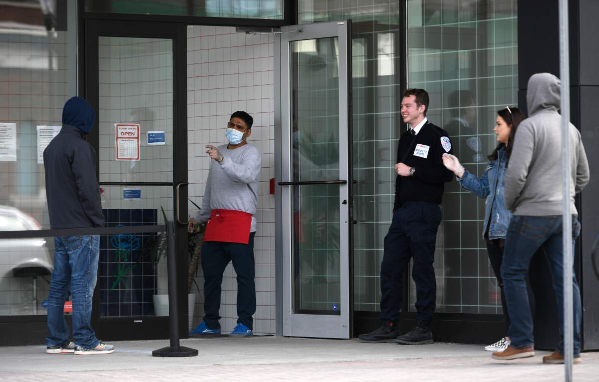 Ottawa businesses allowed to open during the stay-home order will be subject to new rules around managing lineups outside their storefronts as of April 10 at 5 a.m. File photo.