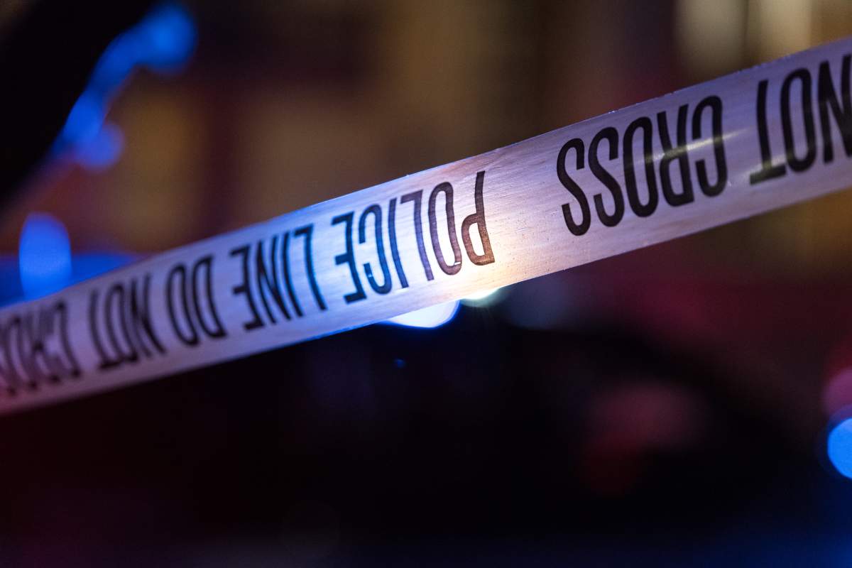 A file photo of police tape.