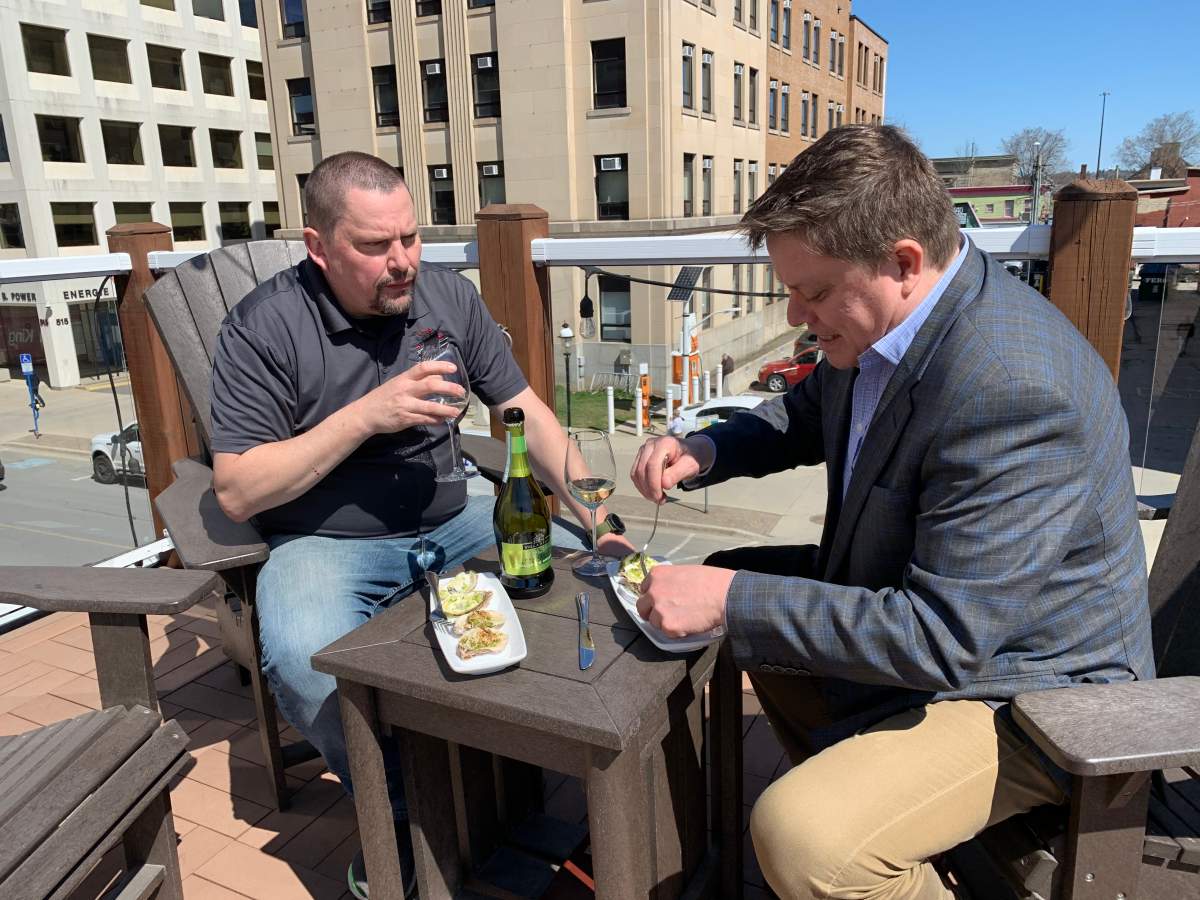 BrewBakers co-owners Lloyd Chambers and Doug Williams.