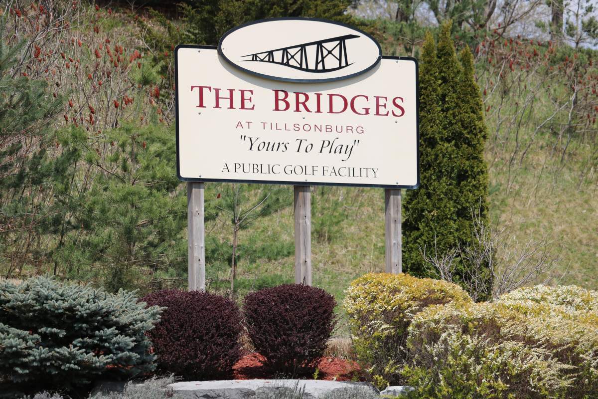 The Bridges at Tillsonburg golf course was open Saturday in defiance of Ontario's stay-at-home order. April 24, 2021.