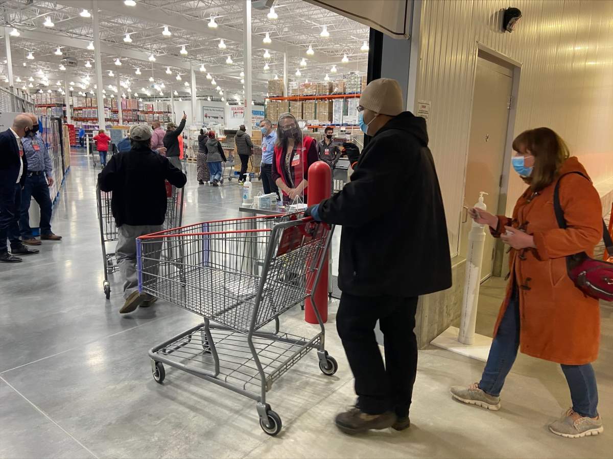 The new Costco Business Center at 10310 – 186 St. in west Edmonton on April 6, 2021.