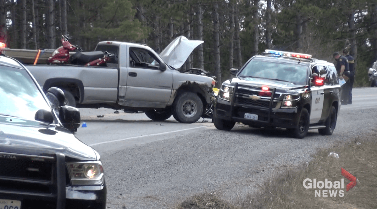 A motorcyclist died following a collision in the City of Kawartha Lakes on Saturday.