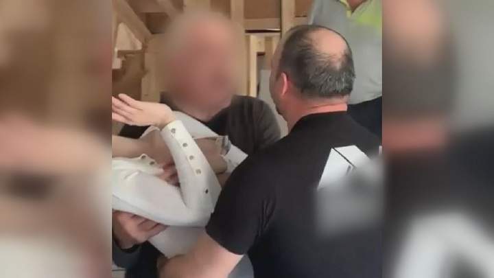 Photo from the incident in Milton. Twitter