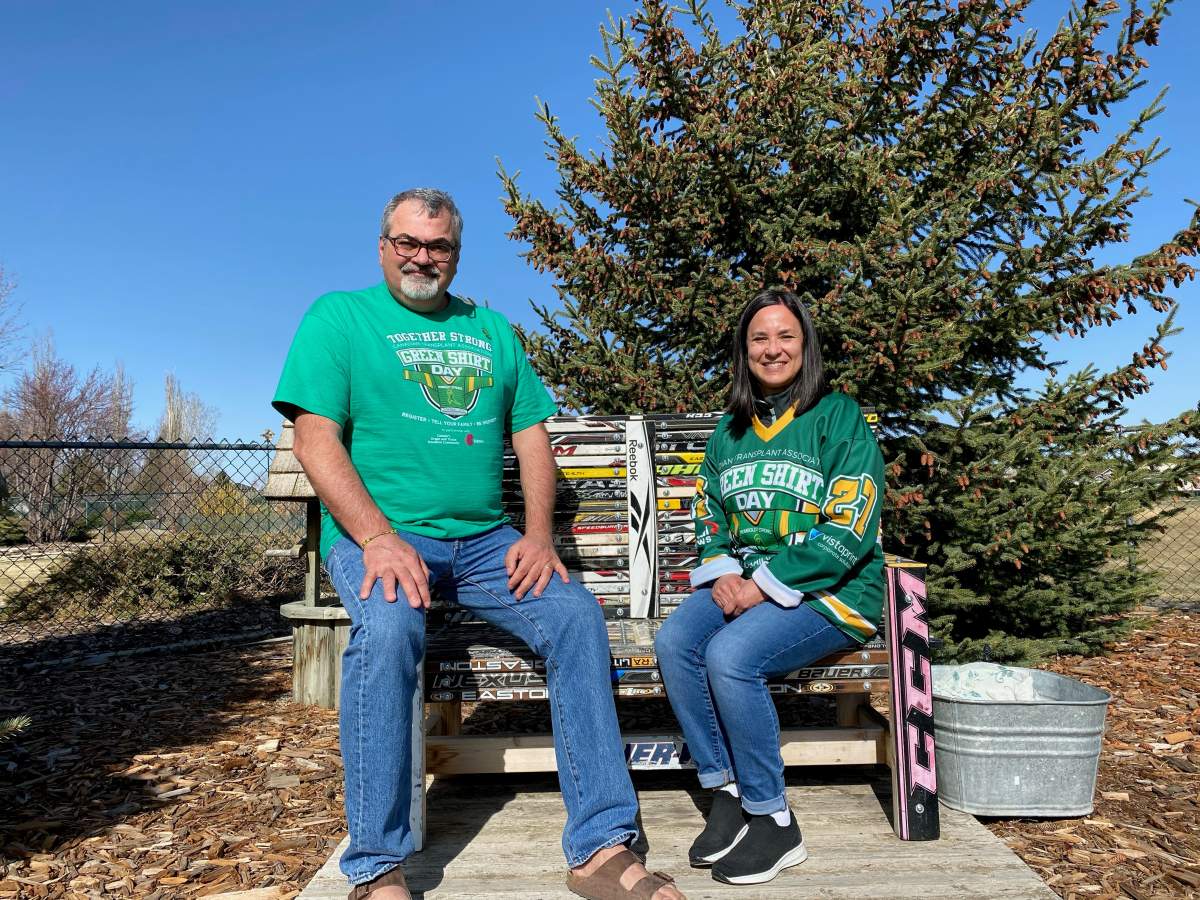 Toby and Bernadine Boulet pictured on April 6, 2021.