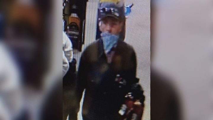 Vernon RCMP is asking the public to identify this robbery suspect.