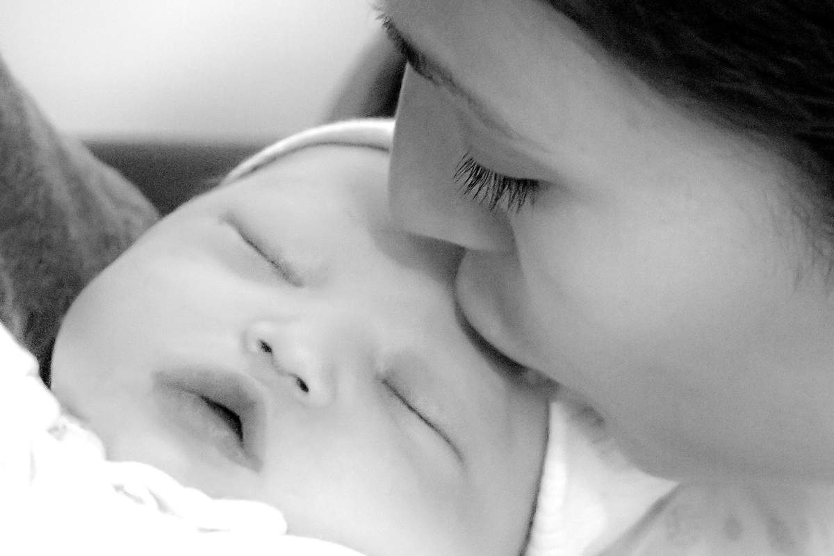 Mariana and baby Alana.
