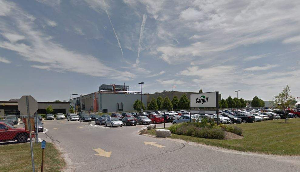 Cargill halted production at its London facility last week after dozens of employees tested positive for the virus.
