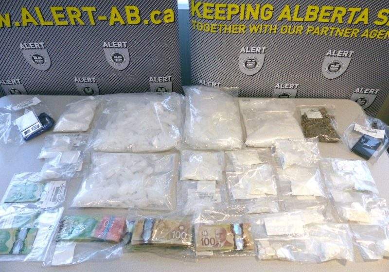 ALERT said over $225,000 worth of drugs and cash were discovered during the search of four homes on March 30, 2021. 
