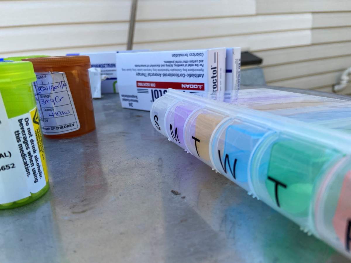 Sarah’s multiple prescriptions.