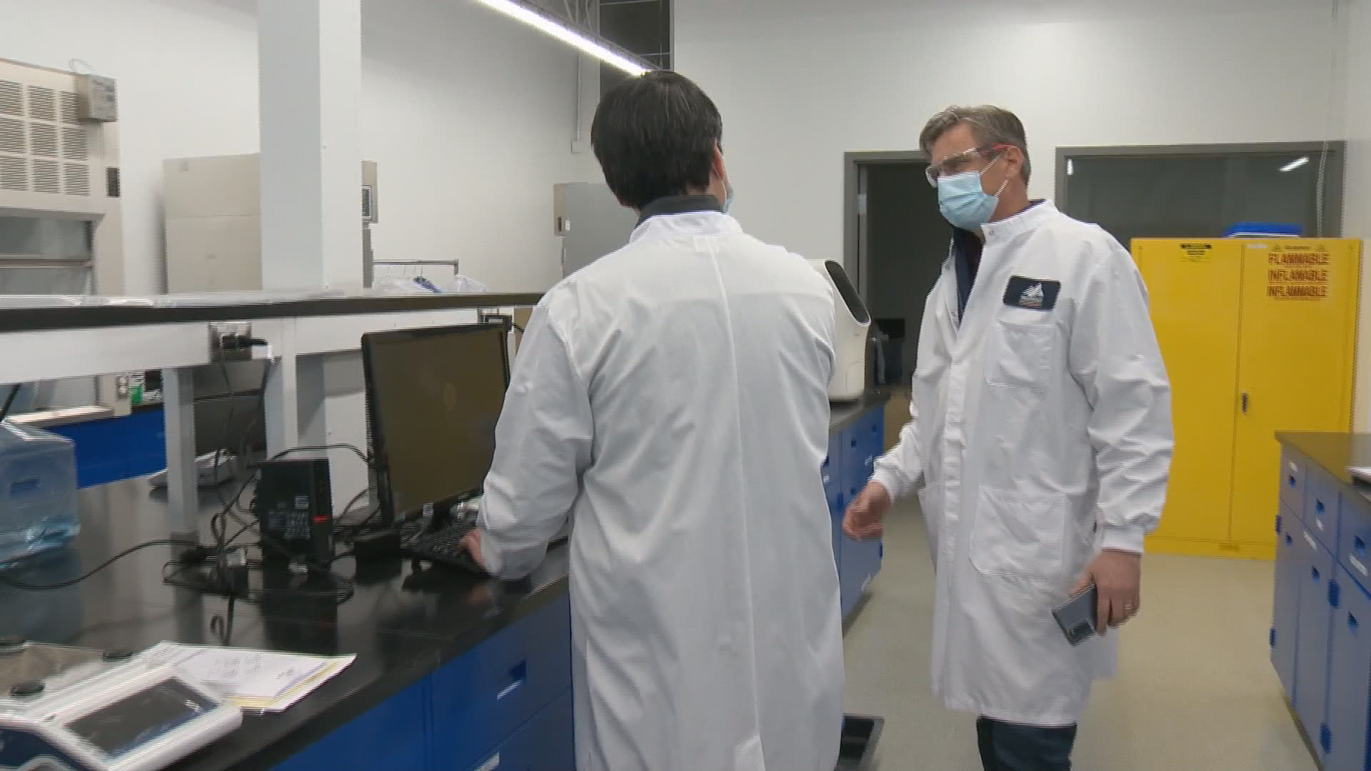 Providence Therapeutics CEO Brad Sorenson at the company`s HQ in Calgary. 