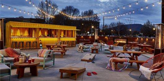 An example included in the preliminary planning for the pop-up park.