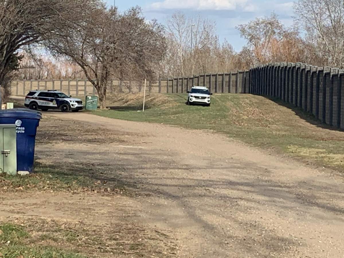 Saskatoon police said members of the explosive device unit examined the package and found it not to be dangerous.