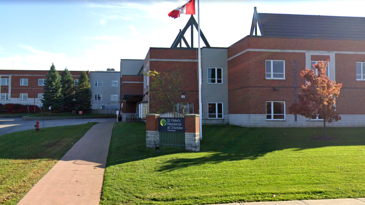 St. Peter’s Residence at Chedoke is one of three Hamilton-area long-term care homes receiving joint government funding for upgrades. 