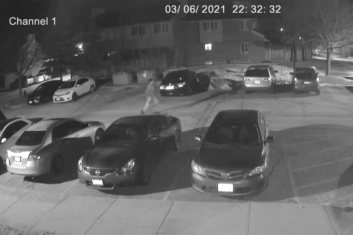 Waterloo Regional Police are looking to speak with this man in connection to a stabbing which occurred in Cambridge in March.  