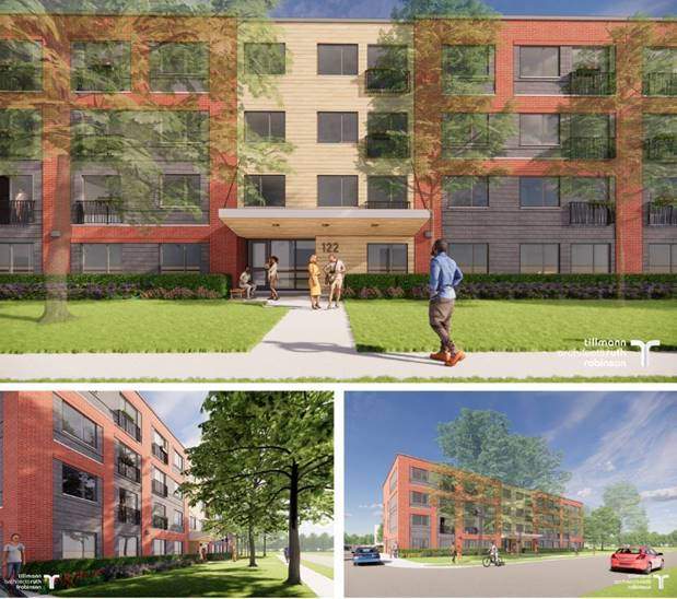 Rendering images showing plans for 122 Baseline Road West