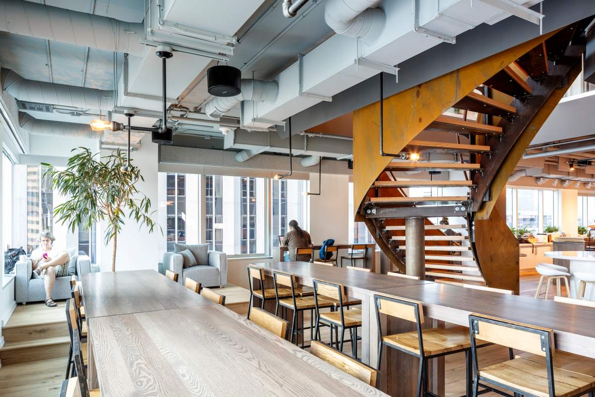The former Shopify headquarters at 150 Elgin St. in Ottawa is being repurposed for co-working after the company announced it would go digital-by-default. Photos taken pre-pandemic.