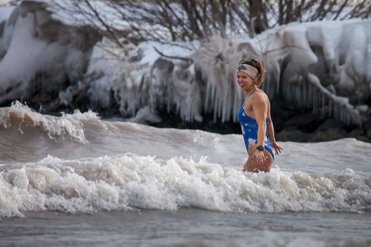 The Londoner's swim is raising money to purchase new equipment that supports organ transplants for the London Health Sciences Centre.